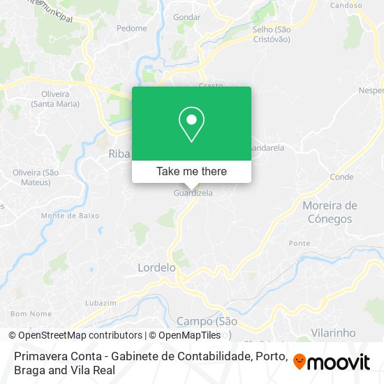 Primavera Conta - Gabinete de Contabilidade map