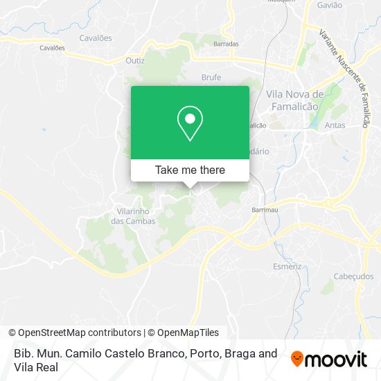 Bib. Mun. Camilo Castelo Branco map