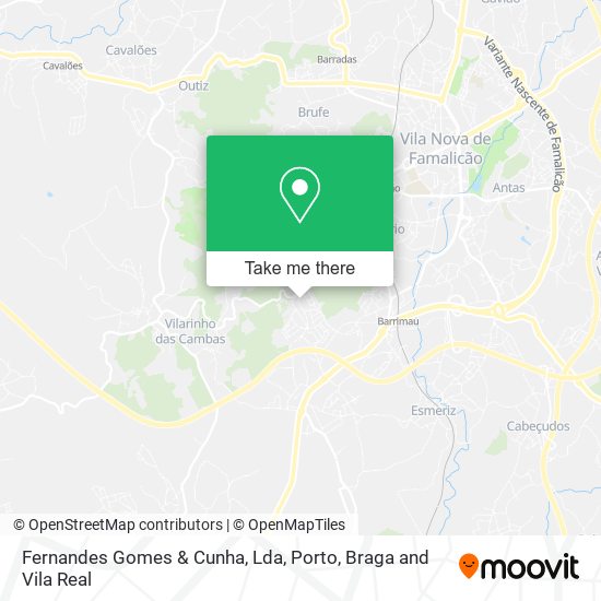 Fernandes Gomes & Cunha, Lda map