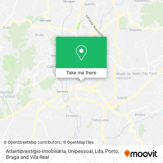 Atlantiprestígio-Imobiliária, Unipessoal, Lda map