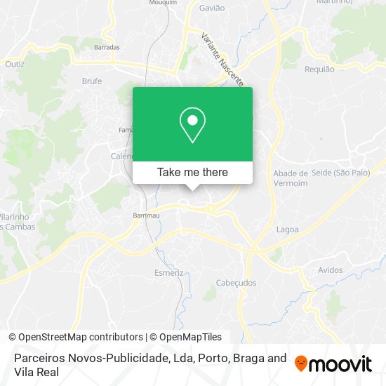 Parceiros Novos-Publicidade, Lda mapa