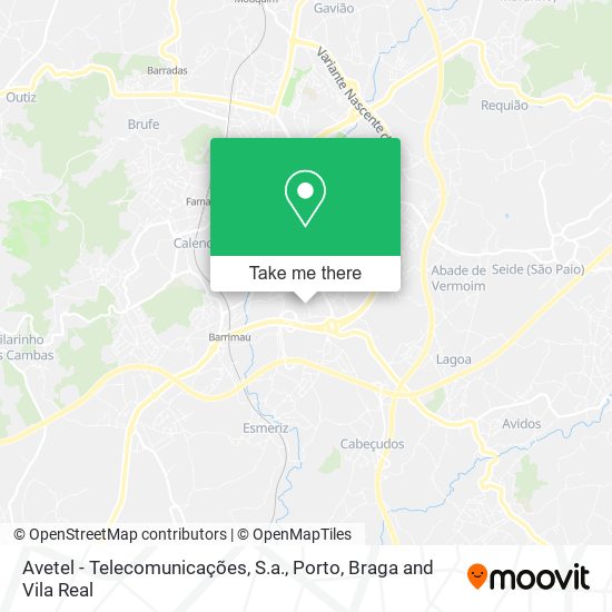 Avetel - Telecomunicações, S.a. mapa