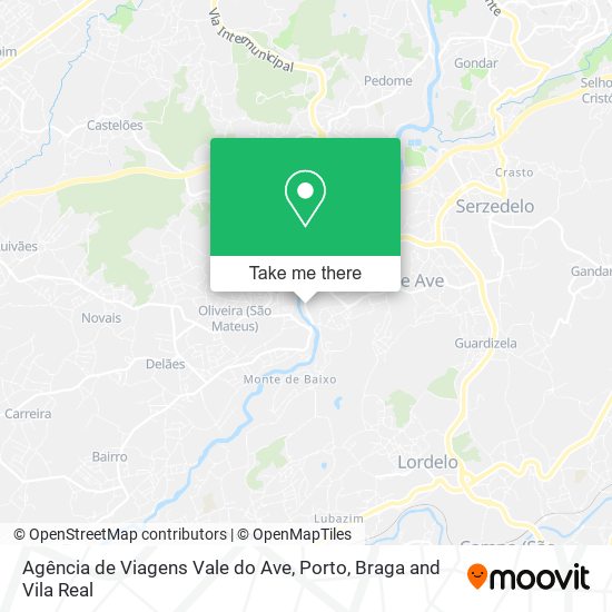 Agência de Viagens Vale do Ave map