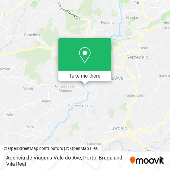 Agência de Viagens Vale do Ave map