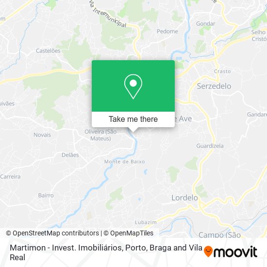Martimon - Invest. Imobiliários mapa