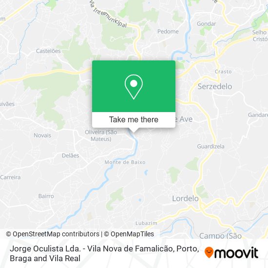 Jorge Oculista Lda. - Vila Nova de Famalicão map