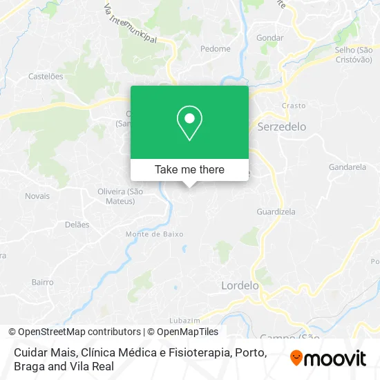 Cuidar Mais, Clínica Médica e Fisioterapia map