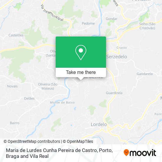 Maria de Lurdes Cunha Pereira de Castro map