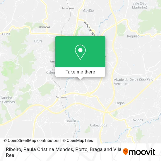 Ribeiro, Paula Cristina Mendes map