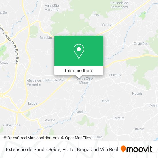Extensão de Saúde Seide map