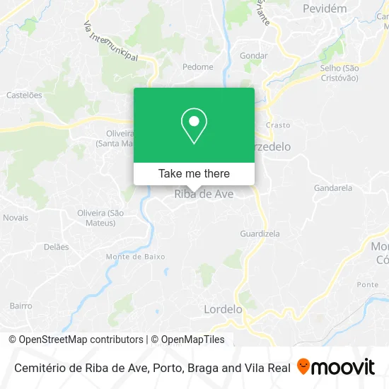 Cemitério de Riba de Ave map