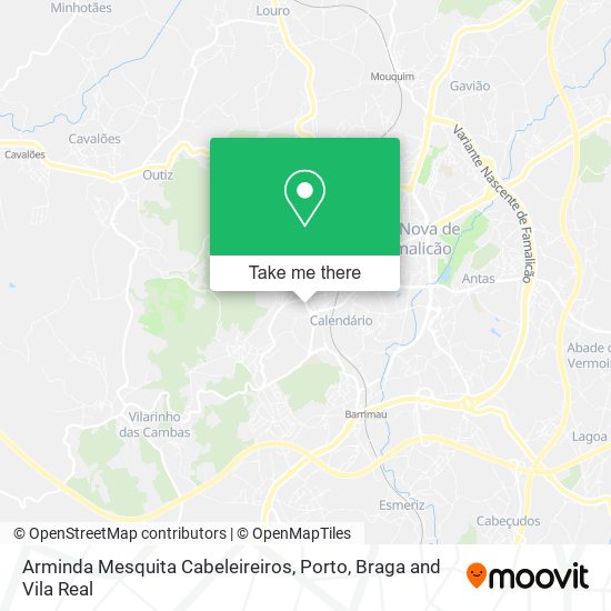 Arminda Mesquita Cabeleireiros mapa