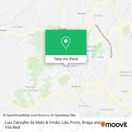 Luis Carvalho de Melo & Irmão, Lda map