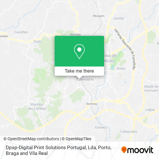 Dpsp-Digital Print Solutions Portugal, Lda map