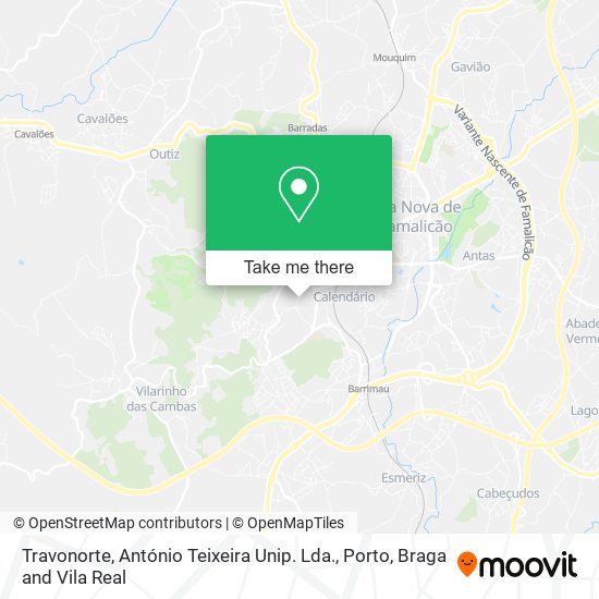 Travonorte, António Teixeira Unip. Lda. map