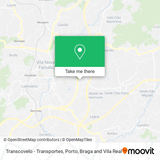 Transcovelo - Transportes mapa