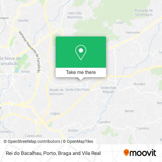 Rei do Bacalhau mapa