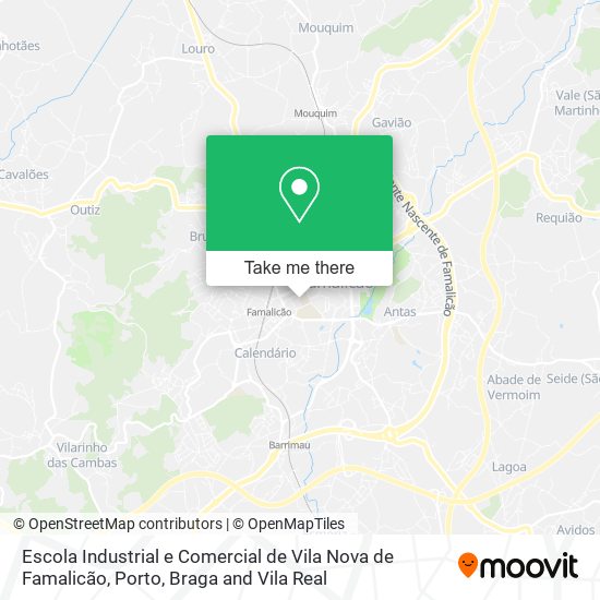 Escola Industrial e Comercial de Vila Nova de Famalicão map