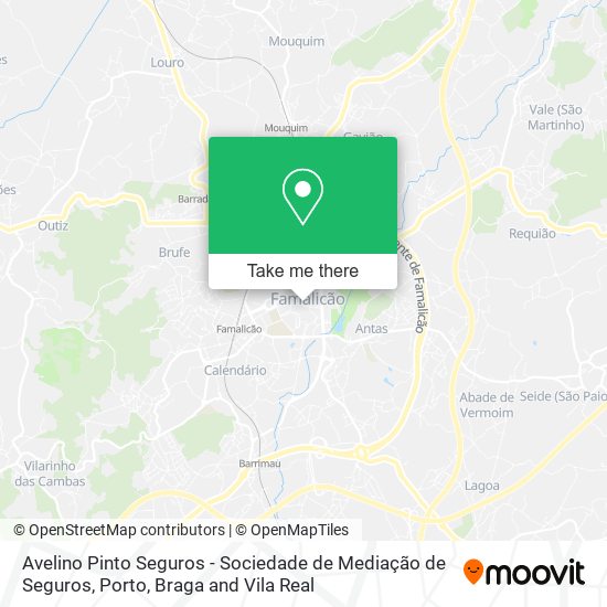 Avelino Pinto Seguros - Sociedade de Mediação de Seguros map