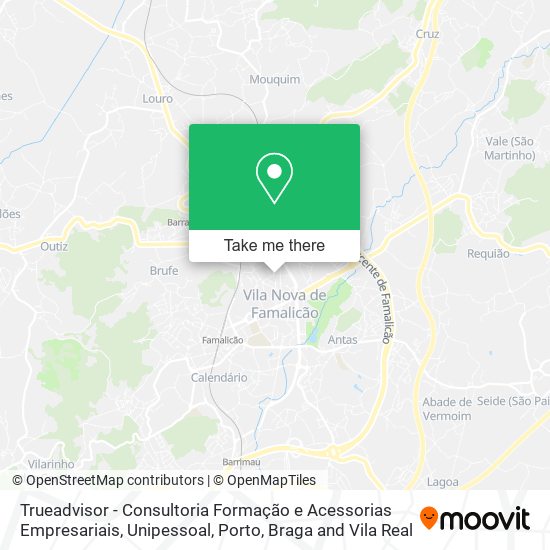 Trueadvisor - Consultoria Formação e Acessorias Empresariais, Unipessoal map