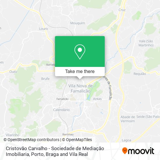 Cristovão Carvalho - Sociedade de Mediação Imobiliaria map
