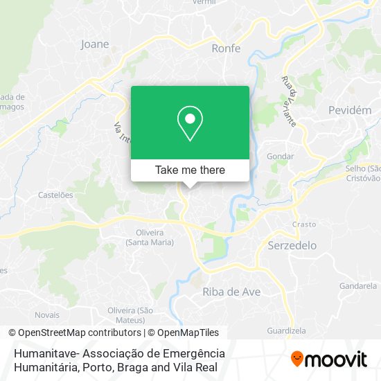 Humanitave- Associação de Emergência Humanitária mapa