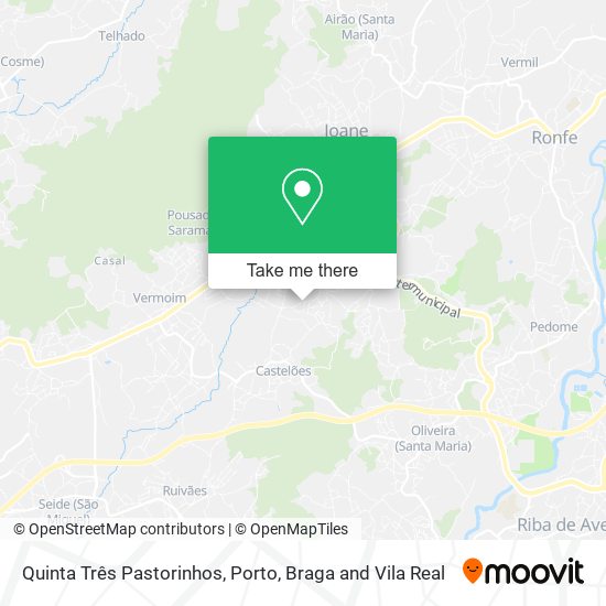 Quinta Três Pastorinhos map