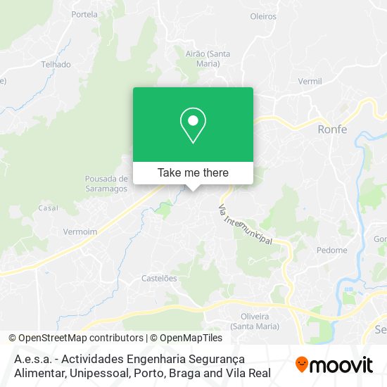 A.e.s.a. - Actividades Engenharia Segurança Alimentar, Unipessoal mapa