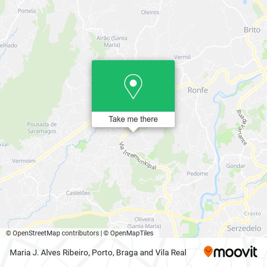 Maria J. Alves Ribeiro map