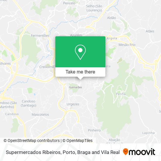 Supermercados Ribeiros map