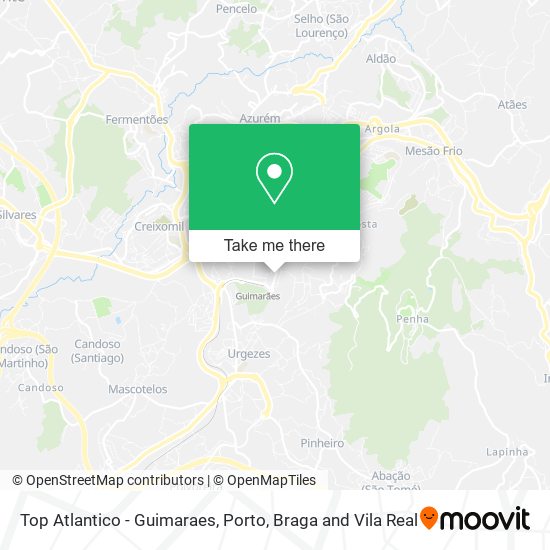 Top Atlantico - Guimaraes map