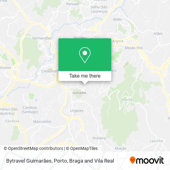 Bytravel Guimarães map