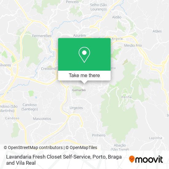 Lavandaria Fresh Closet Self-Service map