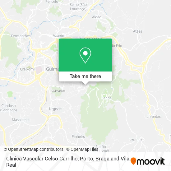 Clínica Vascular Celso Carrilho map