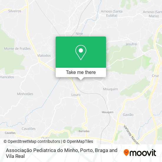 Associação Pediatrica do Minho map