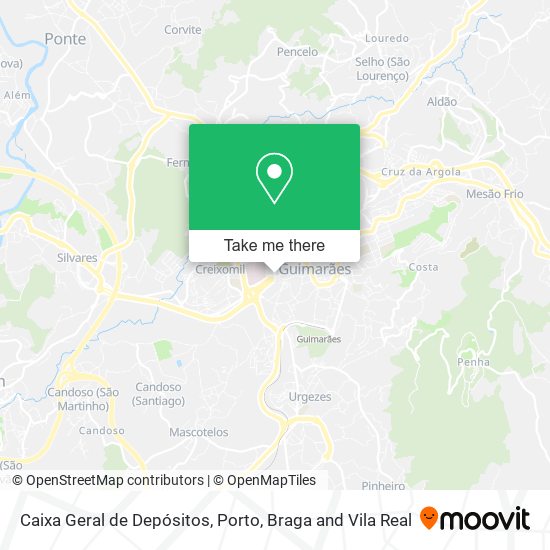 Caixa Geral de Depósitos mapa