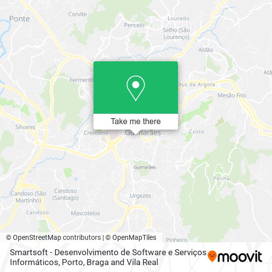 Smartsoft - Desenvolvimento de Software e Serviços Informáticos mapa