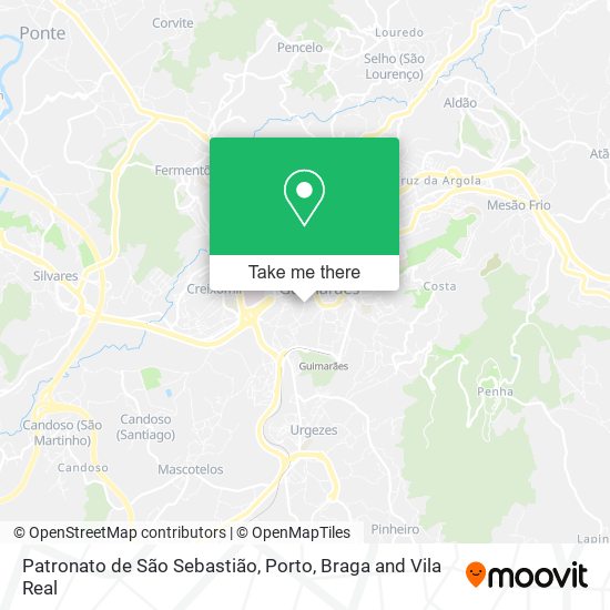 Patronato de São Sebastião map
