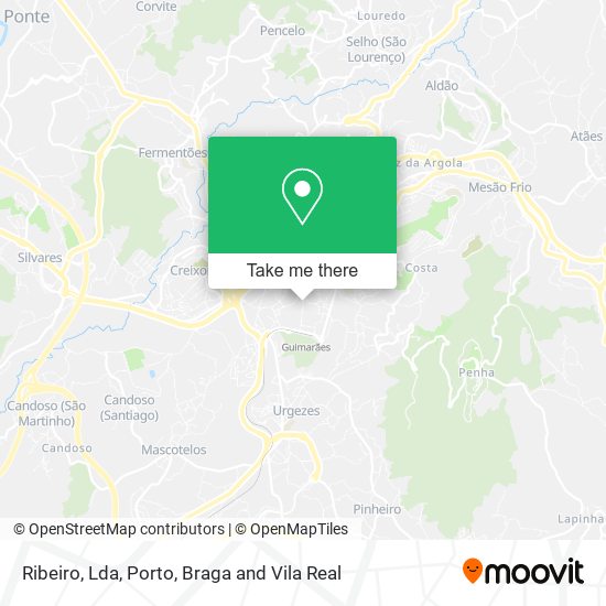 Ribeiro, Lda map