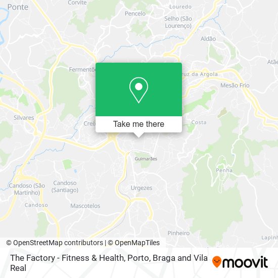 The Factory - Fitness & Health map