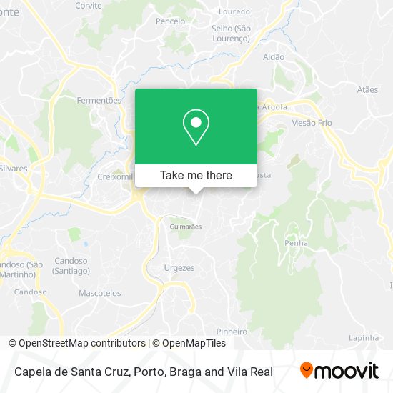 Capela de Santa Cruz map