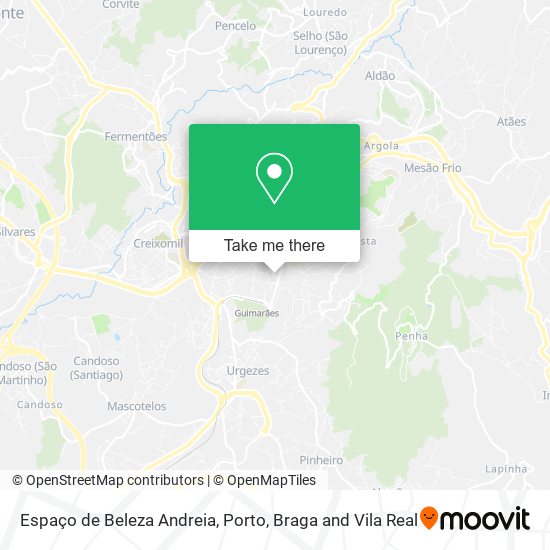 Espaço de Beleza Andreia map