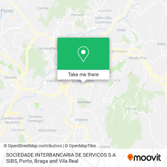 SOCIEDADE INTERBANCARIA DE SERVICOS S A SIBS mapa