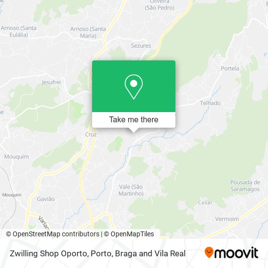 Zwilling Shop Oporto mapa