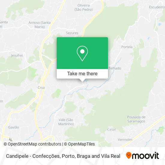Candipele - Confecções map