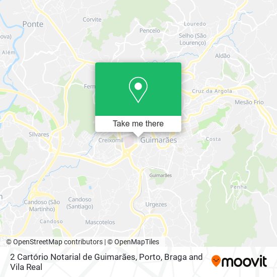 2 Cartório Notarial de Guimarães map