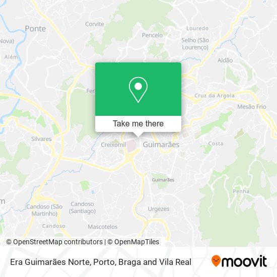 Era Guimarães Norte map