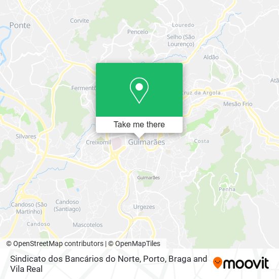 Sindicato dos Bancários do Norte map