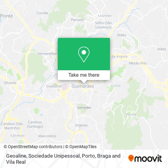 Geoaline, Sociedade Unipessoal mapa