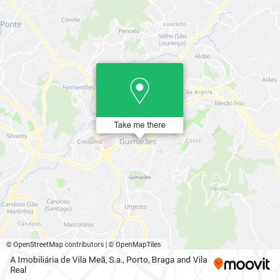 A Imobiliária de Vila Meã, S.a. map